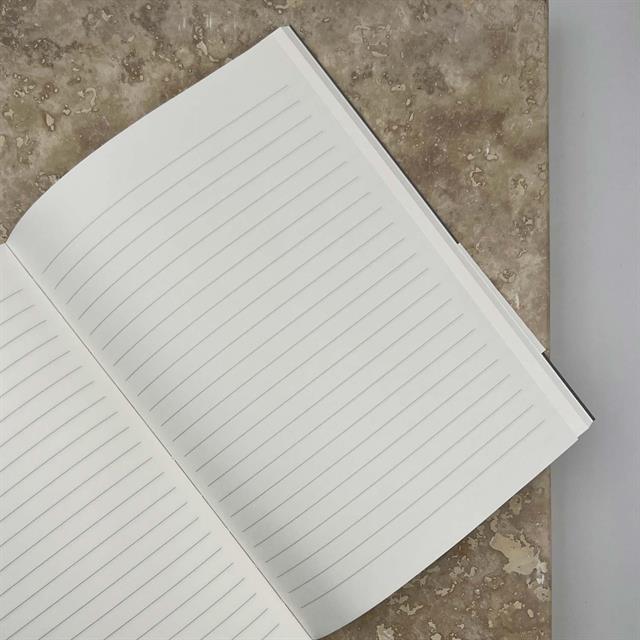 Dominant Industry-Takasago Dolma Kalem Uyumlu A5 Gri Çizgili Japon Defter-Defter-2-Milagron.com