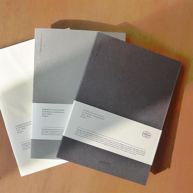 Dominant Industry-Takasago Dolma Kalem Uyumlu A5 Siyah Kareli Japon Defter-Defter-3-Milagron.com