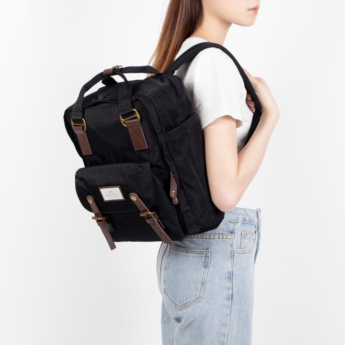 Doughnut Macaroon Classic Siyah Unisex Sırt Çantası