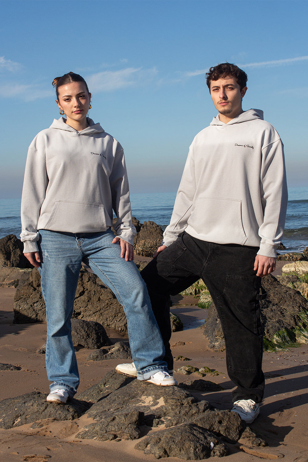 Nostalgia Hoodie Gri - 0