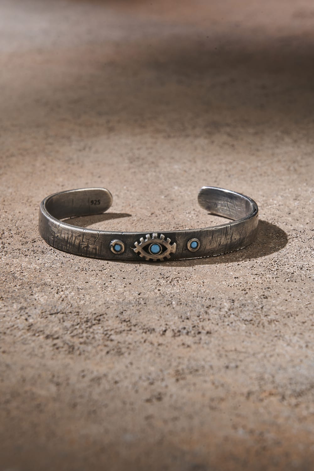 Dunkel Design-Cliff 925 Ayar Gümüş Kelepçe-Bileklik-3-Milagron.com