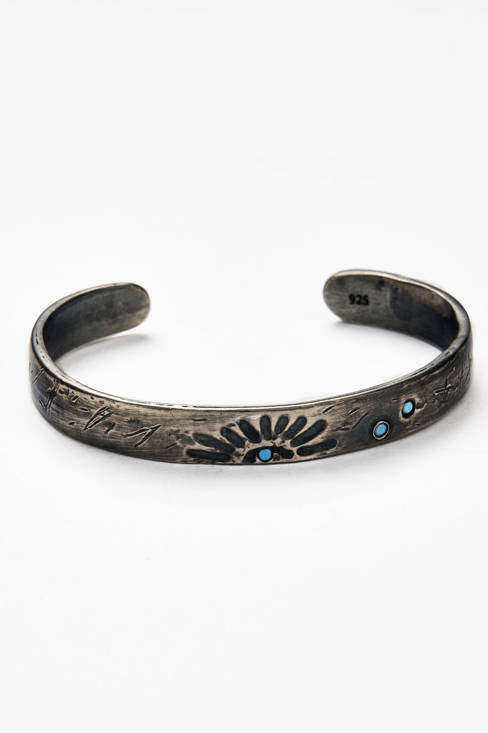 Dunkel Design-Craig 925 Ayar Gümüş Kelepçe-Bileklik-2-Milagron.com