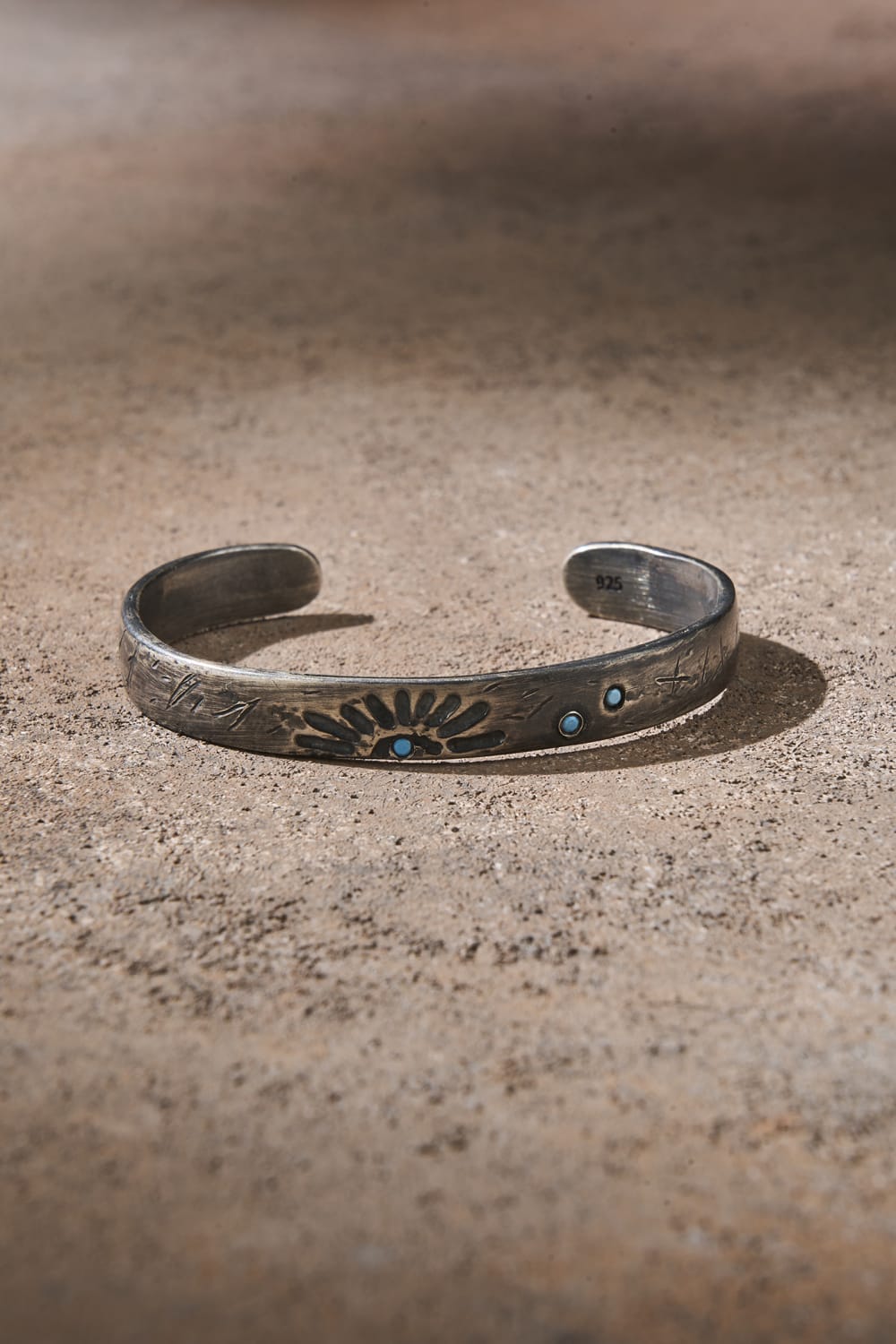 Dunkel Design-Craig 925 Ayar Gümüş Kelepçe-Bileklik-3-Milagron.com