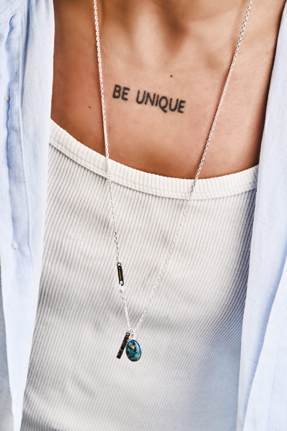 Dunkel Design-Darrel Neon Apetite Gümüş Kolye-Kolye-2-Milagron.com