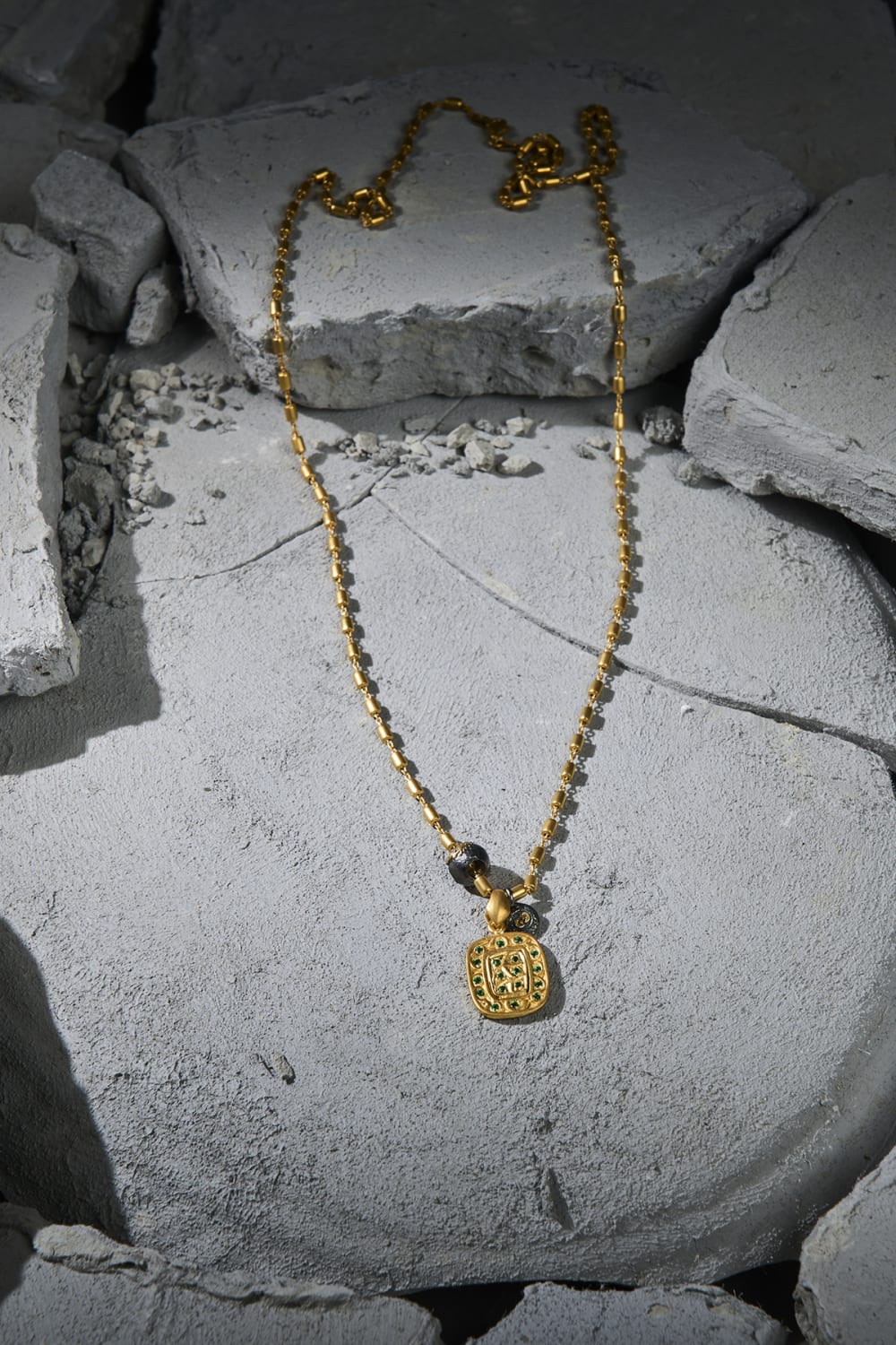 Dunkel Design-Glycon Altın Kaplama Kolye-Kolye-3-Milagron.com