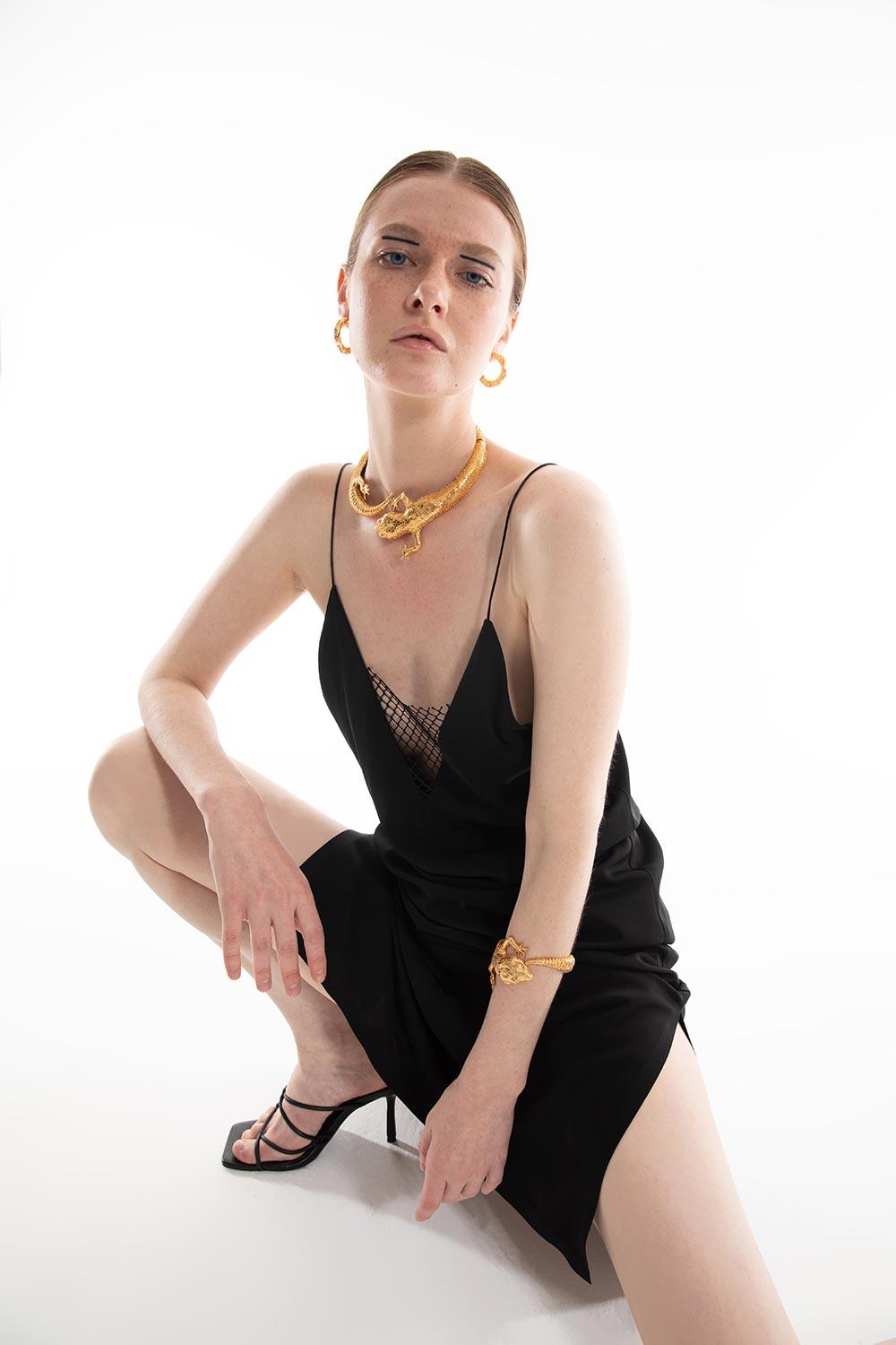 Duygu Demirel-Jackdaw Dress-Elbise-7-Milagron.com