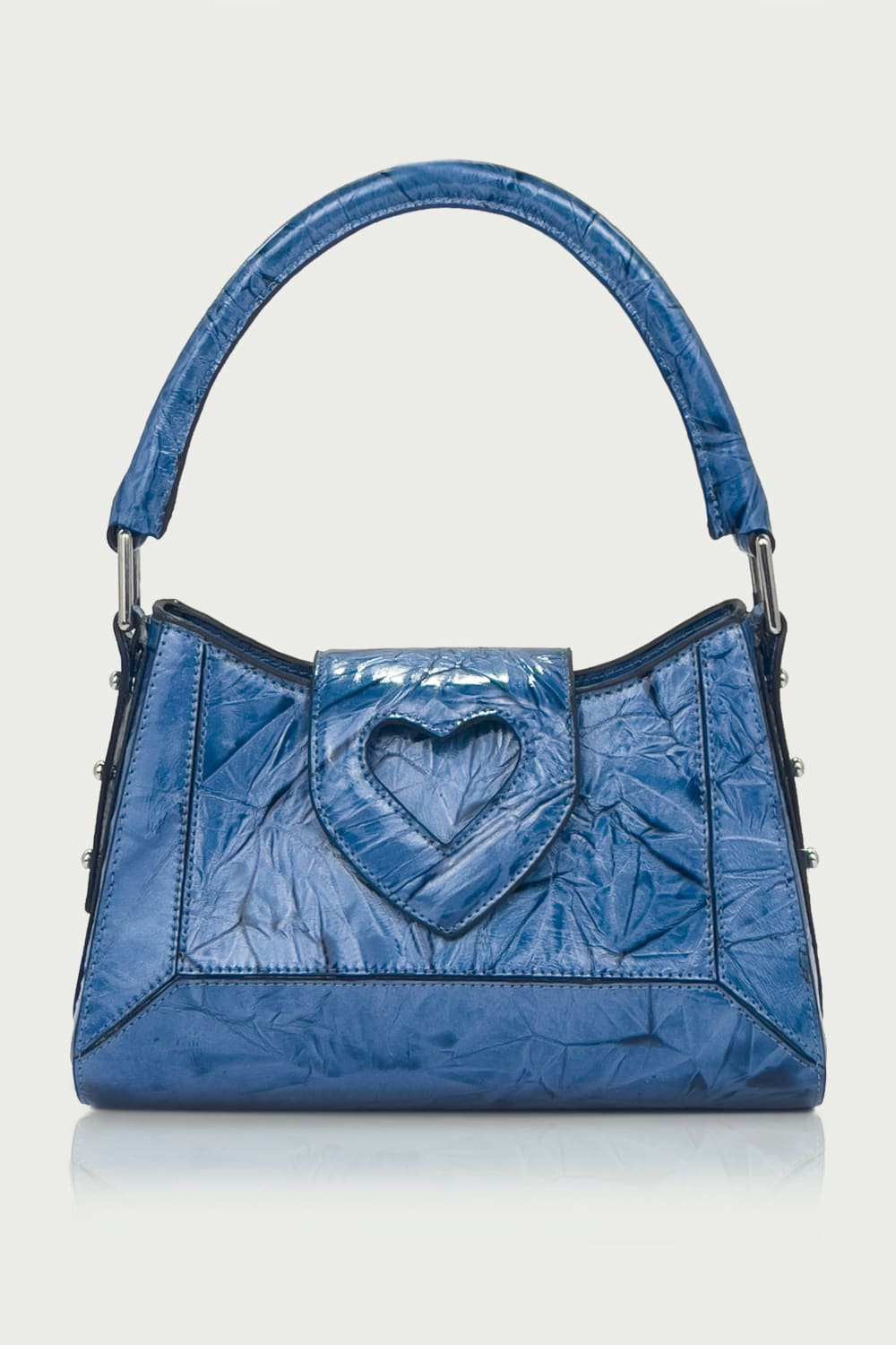 D’ylla Atelier-Ashley Crinkle Blue-El Çantası-1-Milagron.com