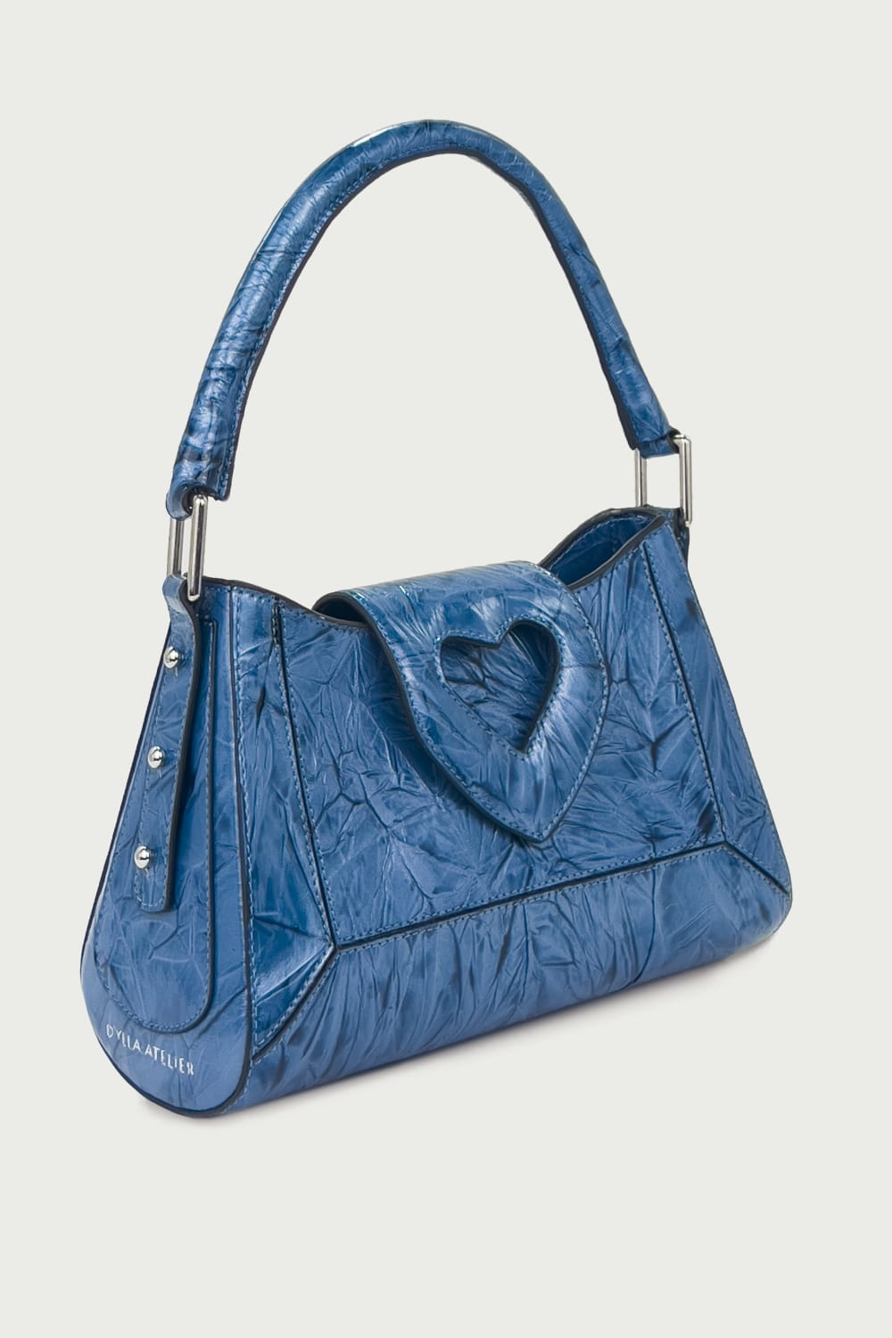 D’ylla Atelier-Ashley Crinkle Blue-El Çantası-2-Milagron.com