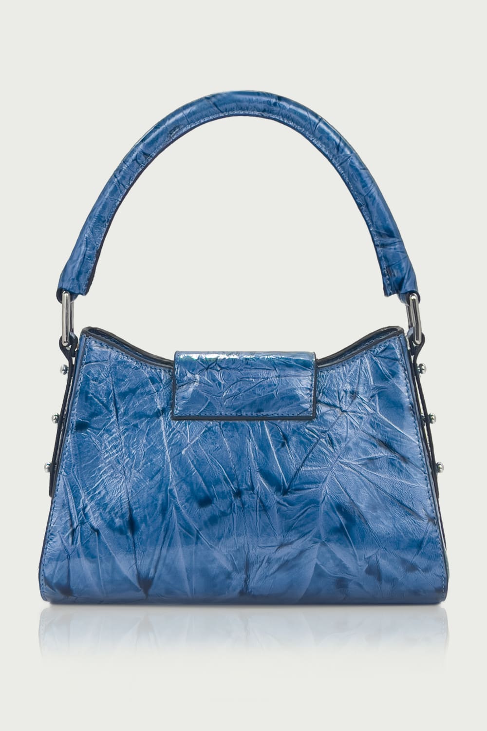 D’ylla Atelier-Ashley Crinkle Blue-El Çantası-3-Milagron.com