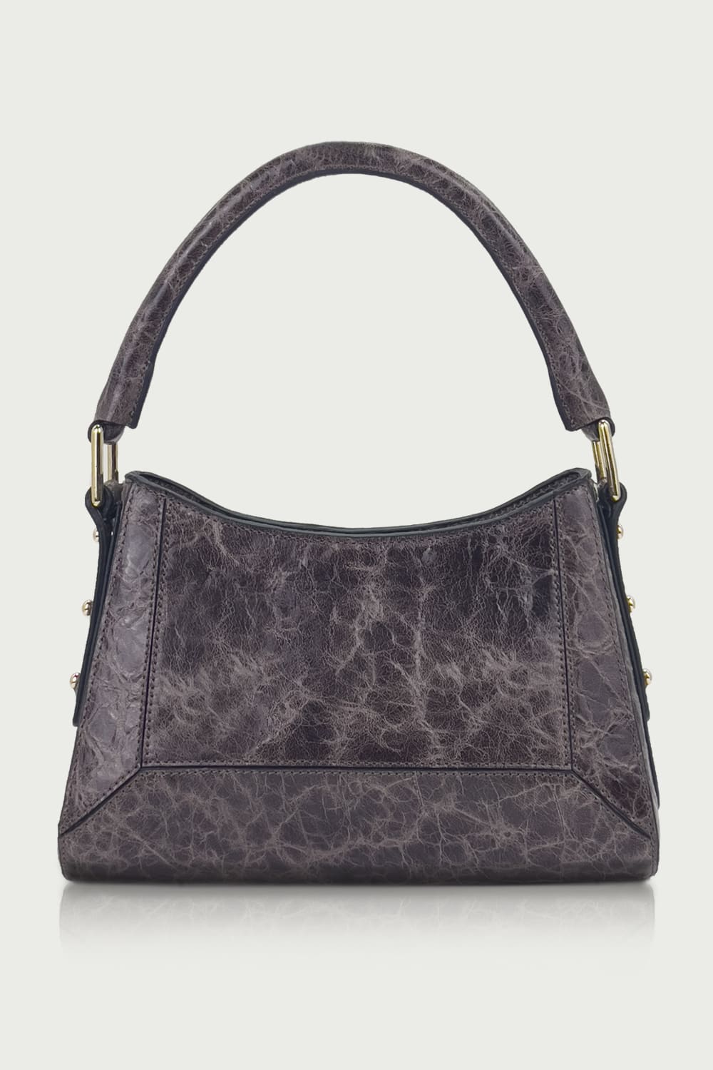 D’ylla Atelier-Ashley Crinkle Brown-El Çantası-1-Milagron.com