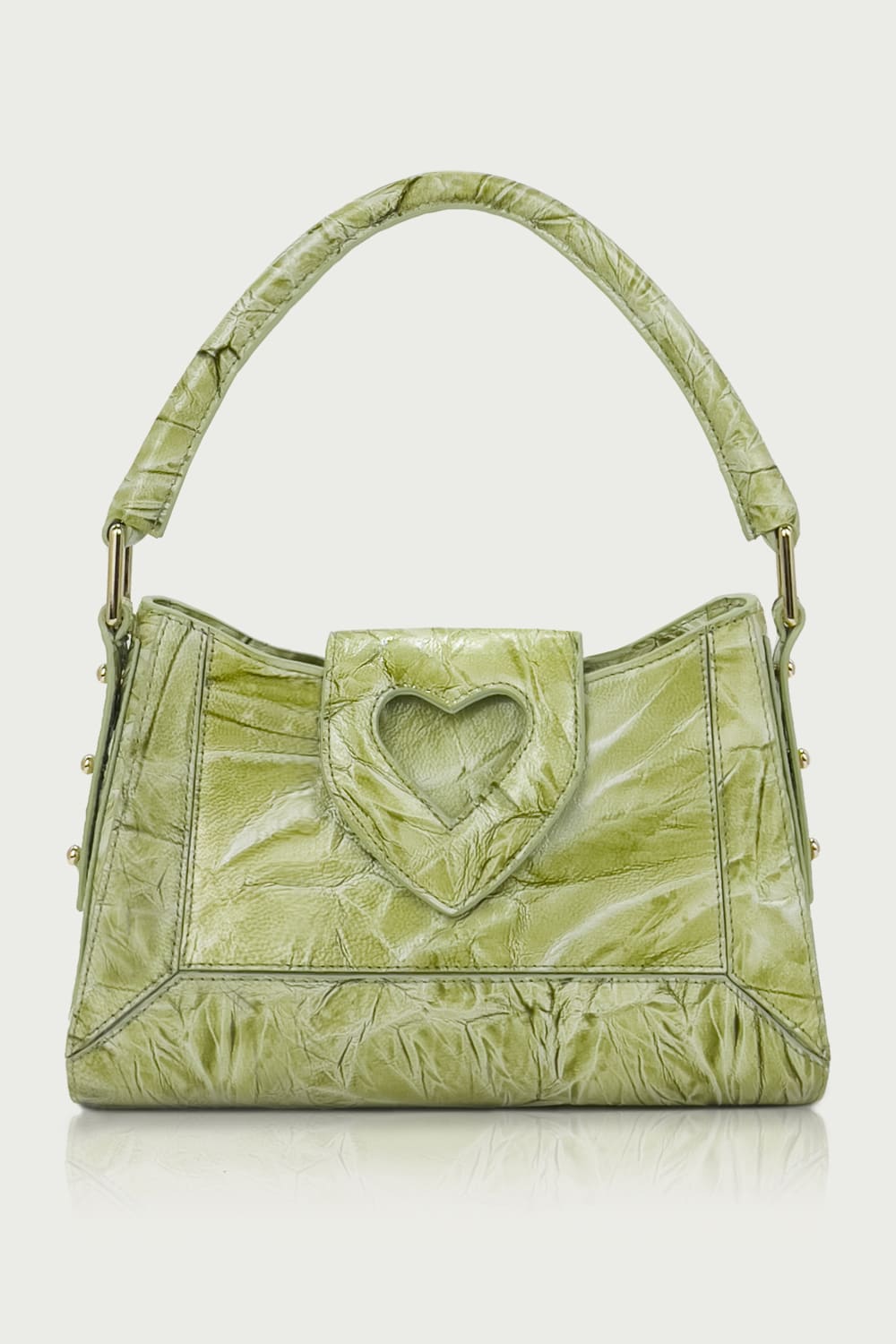 D’ylla Atelier-Ashley Crinkle Green-El Çantası-1-Milagron.com