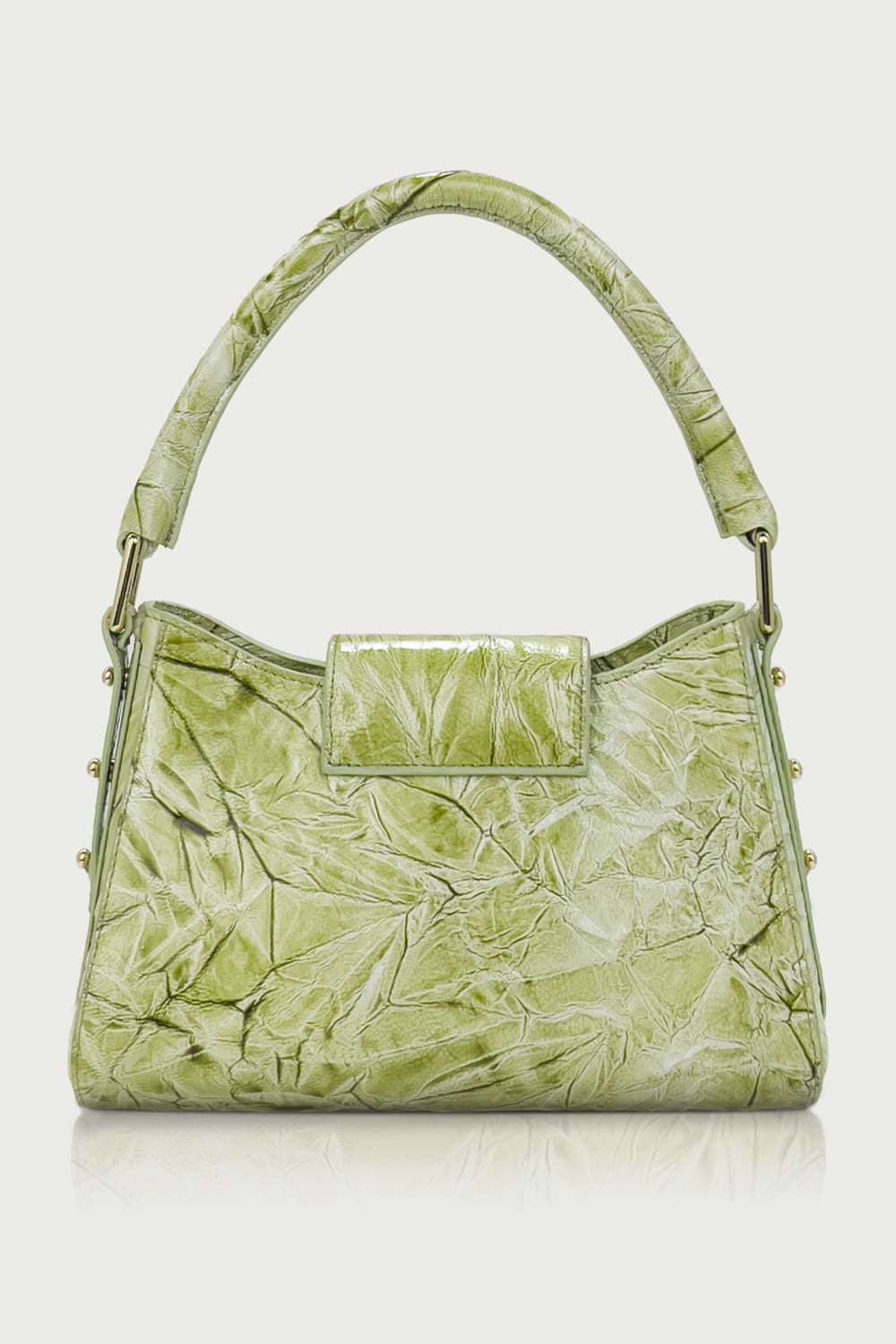 D’ylla Atelier-Ashley Crinkle Green-El Çantası-3-Milagron.com