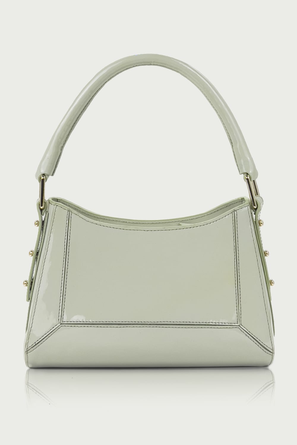 D’ylla Atelier-Ashley Sage Green Glossy-El Çantası-1-Milagron.com