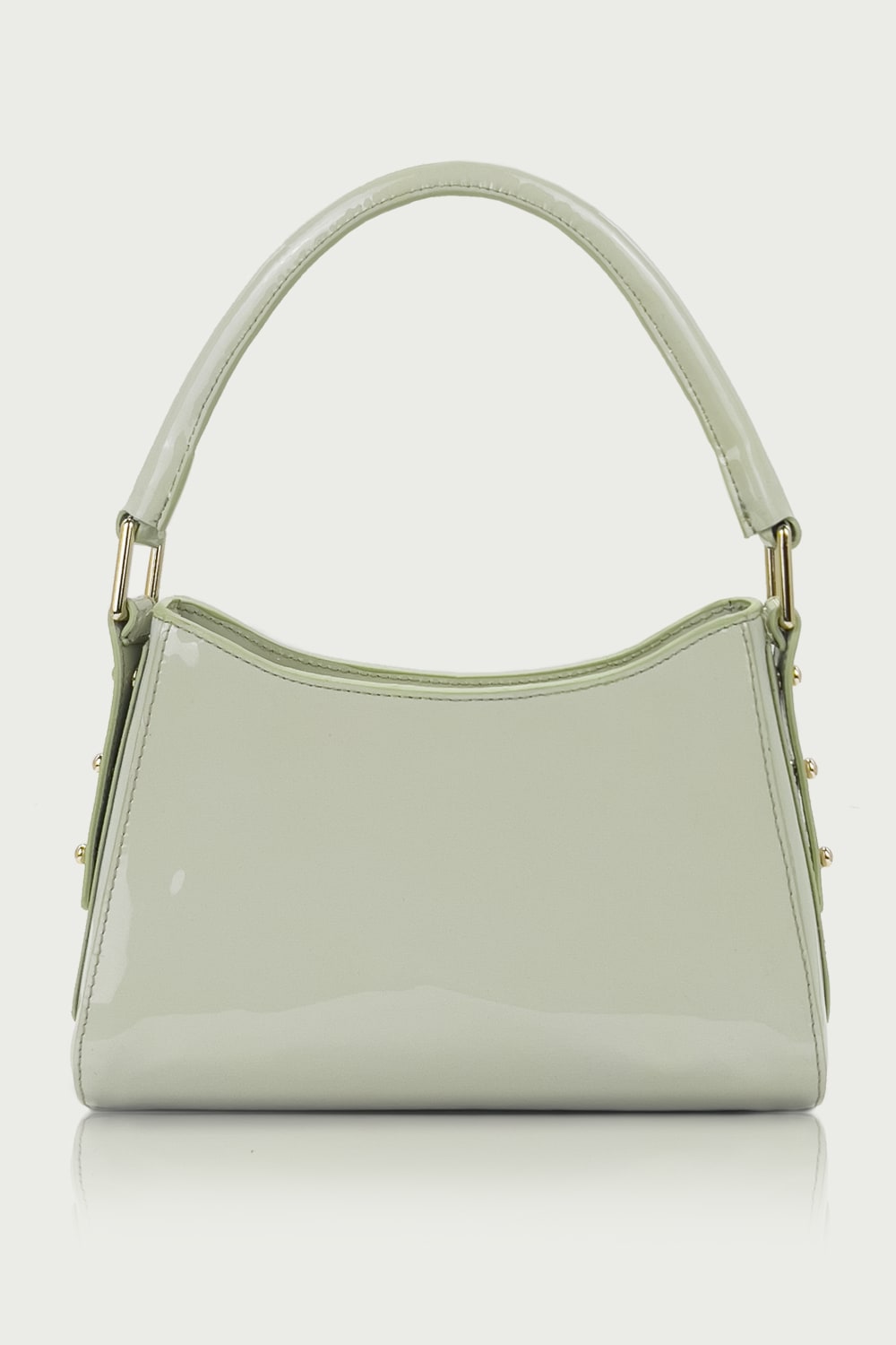 D’ylla Atelier-Ashley Sage Green Glossy-El Çantası-2-Milagron.com