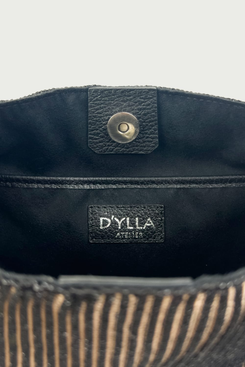 D’ylla Atelier-Freya Black Mini-Omuz Çantası-3-Milagron.com