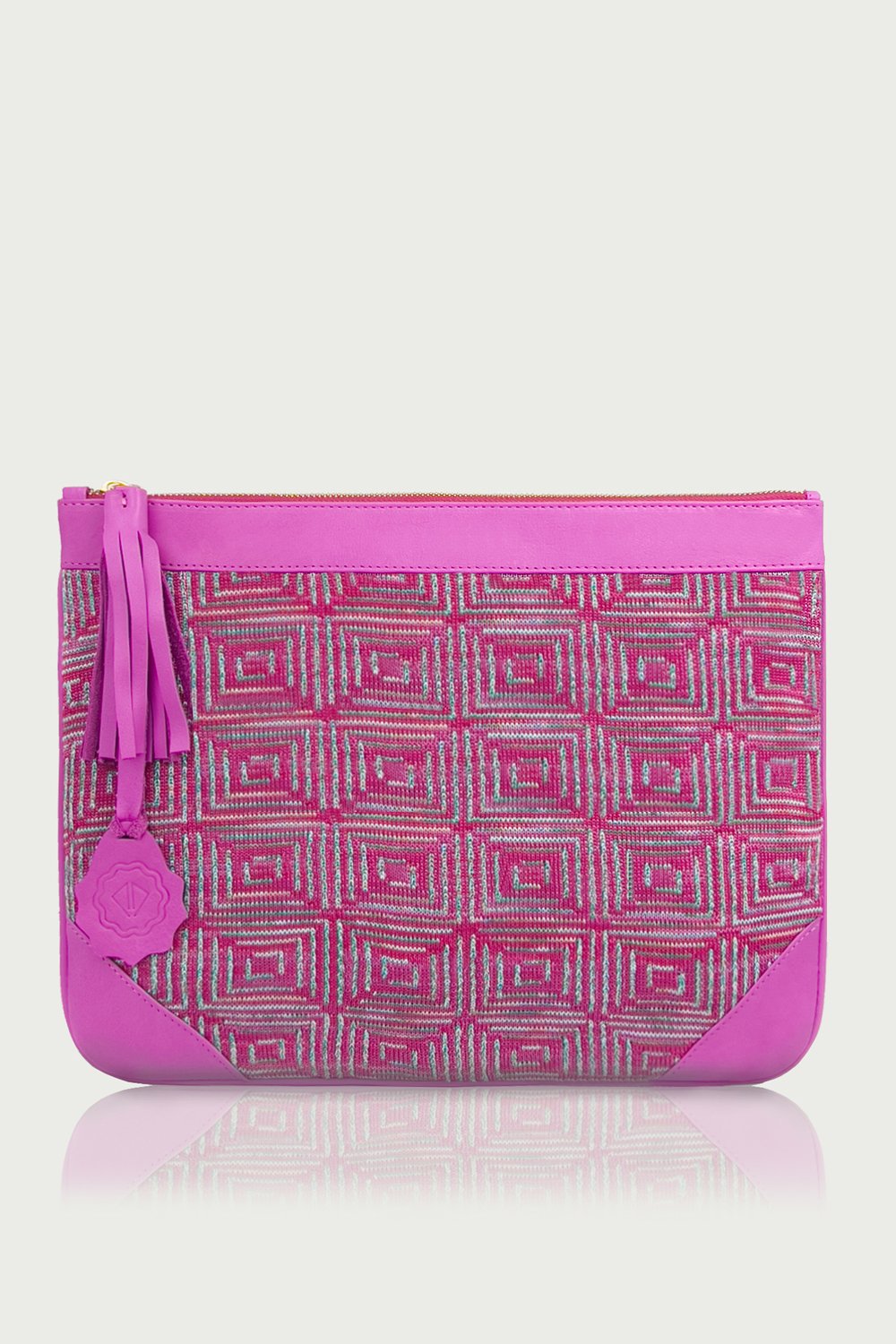 D’ylla Atelier-Munch Fuchsia-Laptop & Evrak Çantası-1-Milagron.com