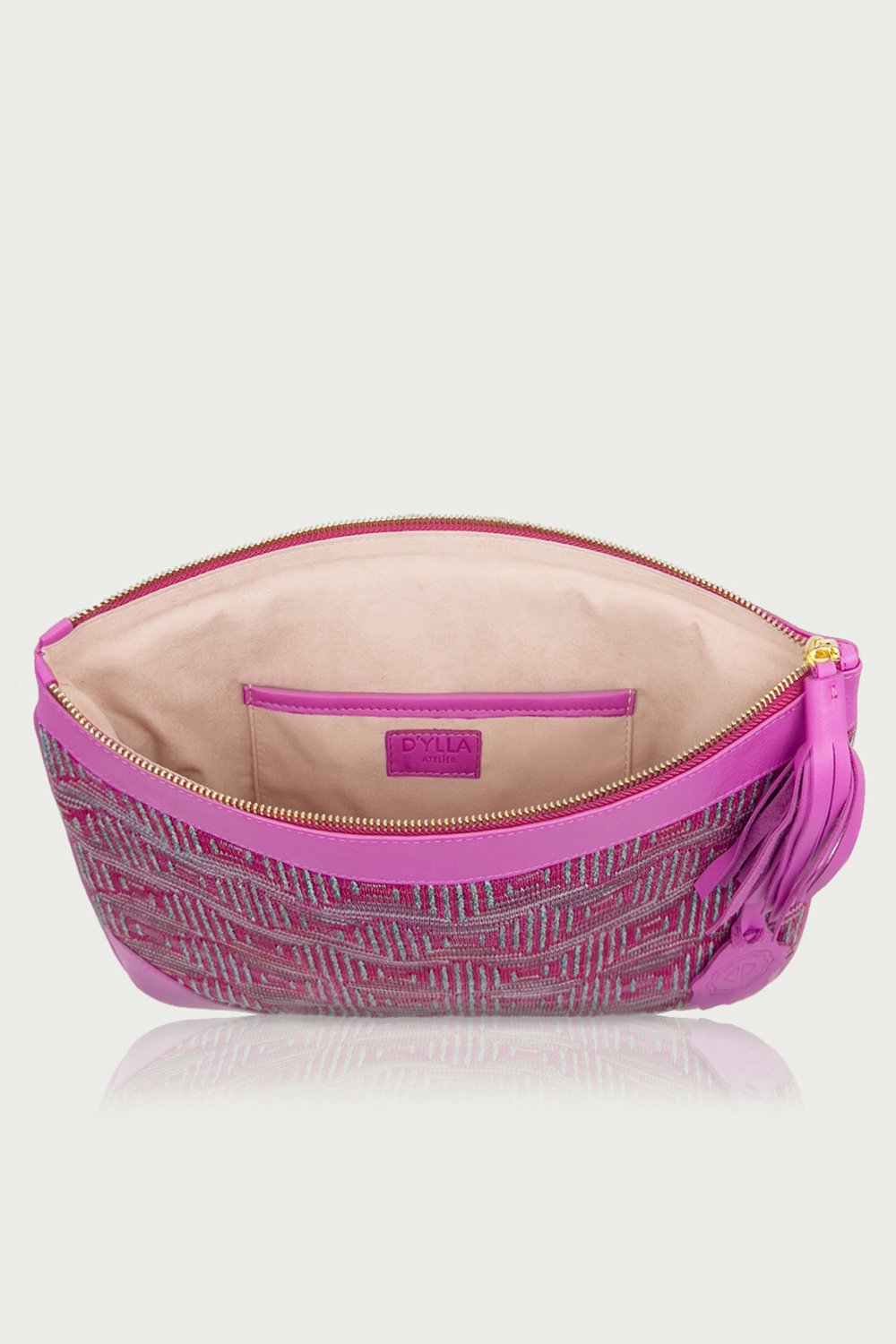 D’ylla Atelier-Munch Fuchsia-Laptop & Evrak Çantası-2-Milagron.com