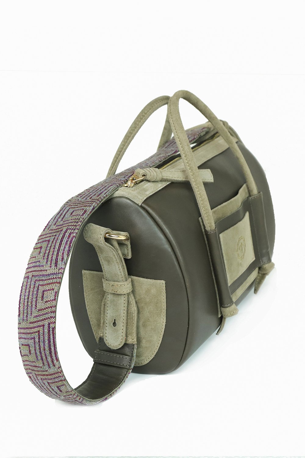 D’ylla Atelier-Tethy Khaki-Omuz Çantası-3-Milagron.com