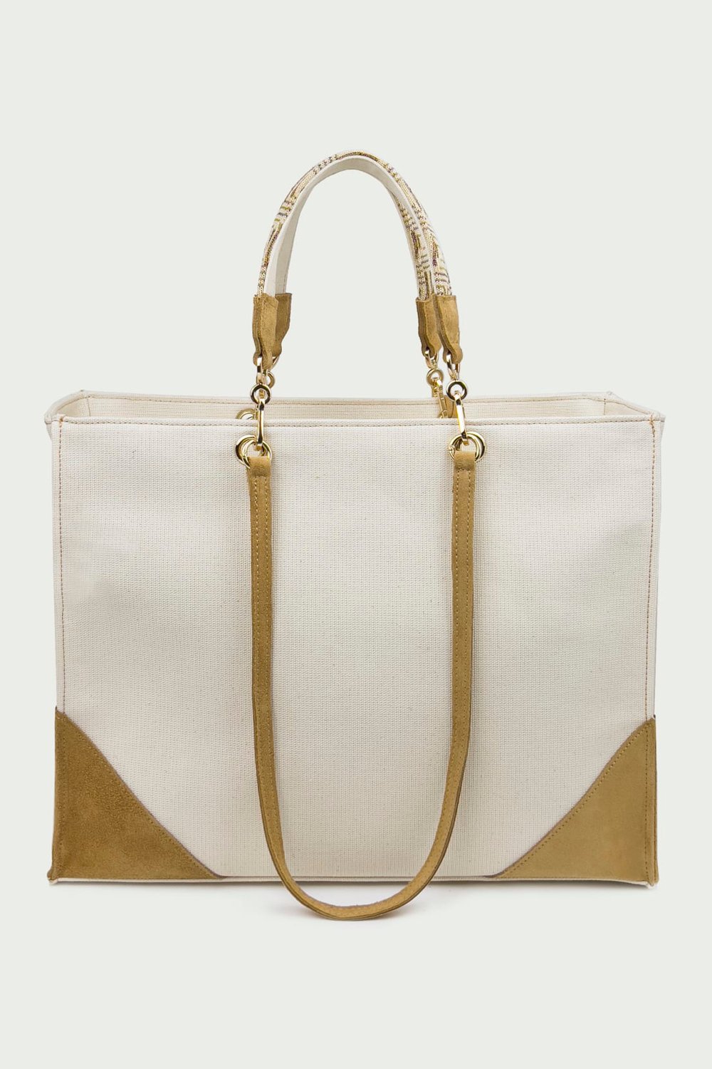 D’ylla Atelier-Valeria Tote Bag Ecru-Omuz Çantası-3-Milagron.com