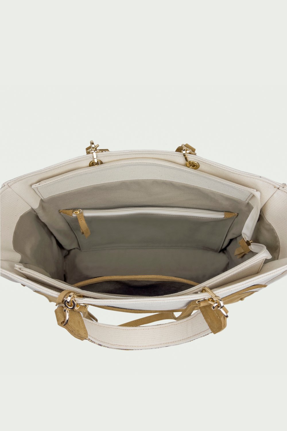 D’ylla Atelier-Valeria Tote Bag Ecru-Omuz Çantası-4-Milagron.com