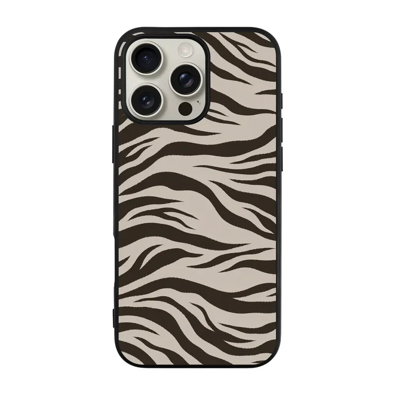 Espresso Zebra-Ultra Silikon Kılıf-Iphone 16E