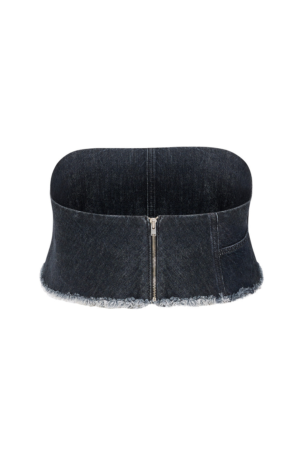 Black Denim Crop - 4