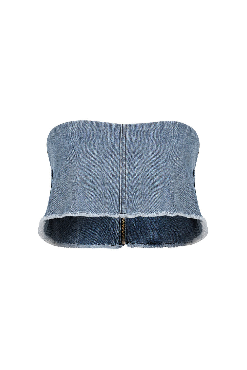 Blue Denim Crop - 7