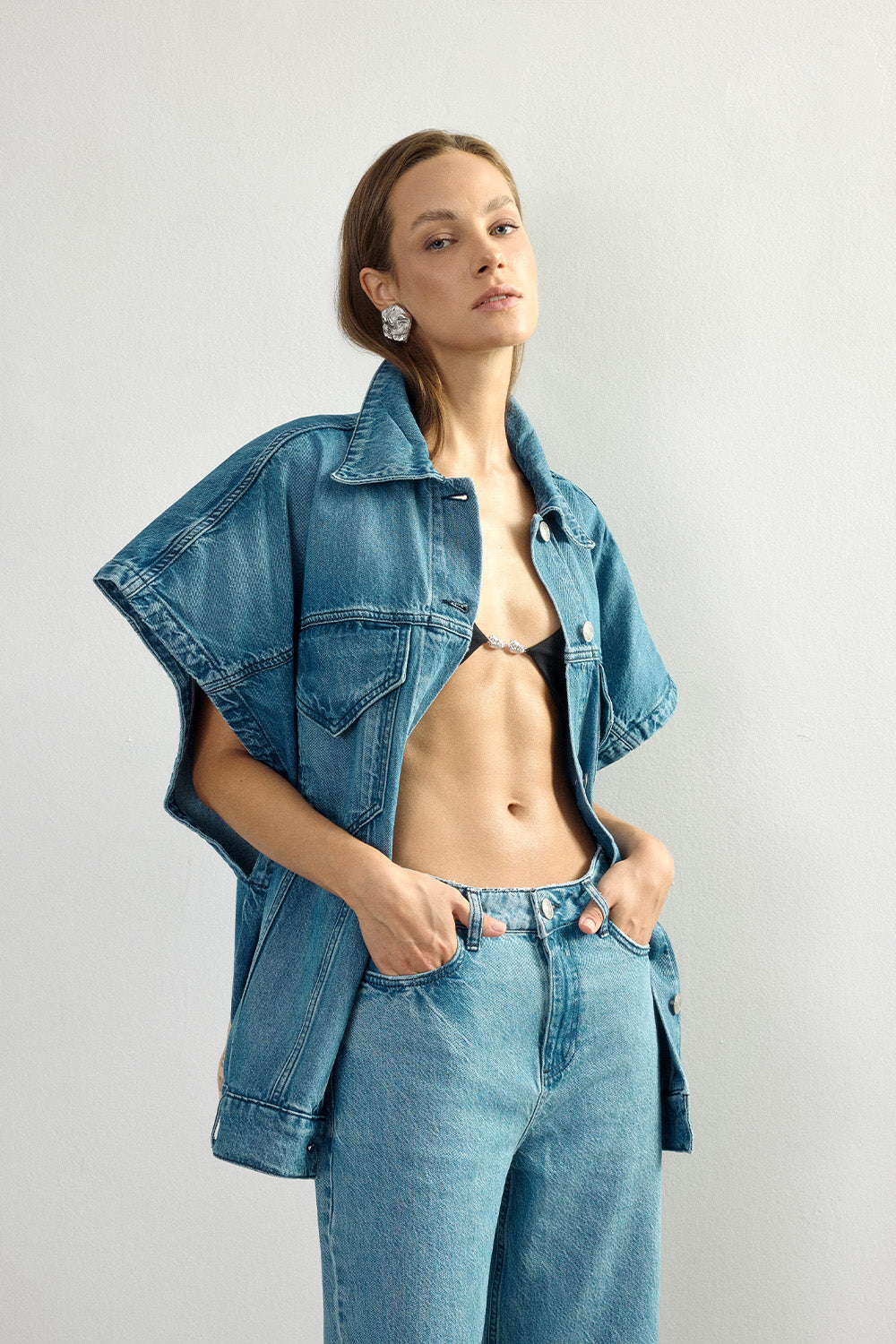 Blue Denim Vest 2 - 1