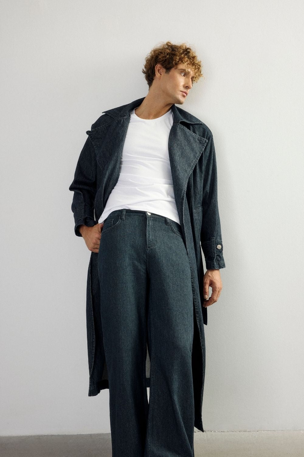 Loom Denim Man Trenhcoat - 3