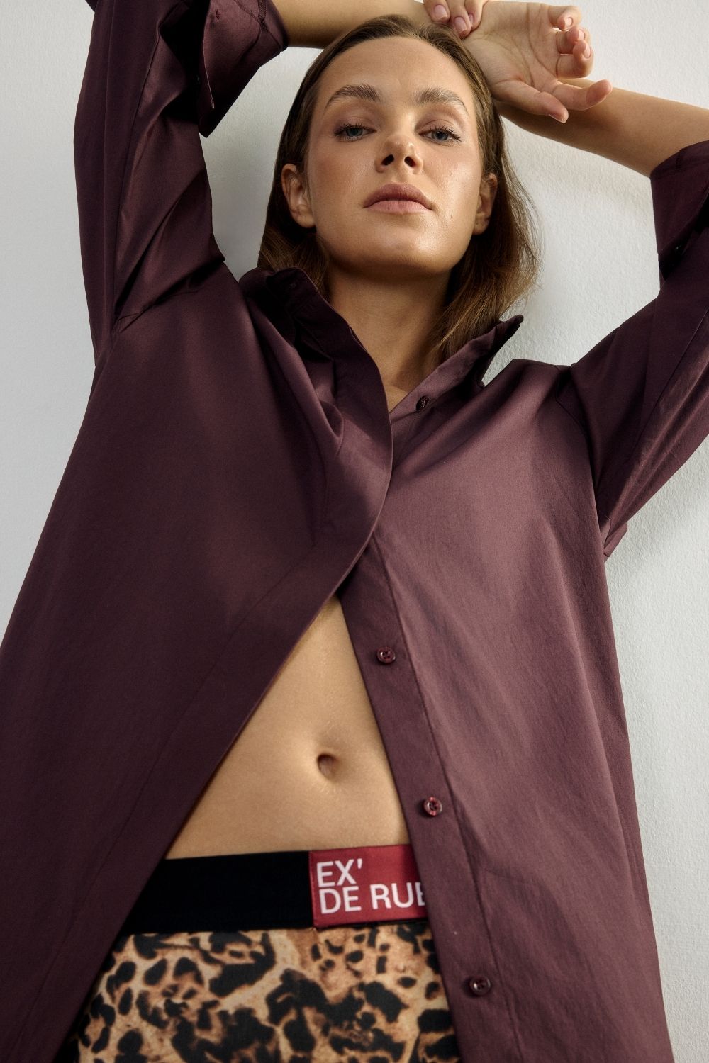 Oversize Bordeaux Shirt - 4