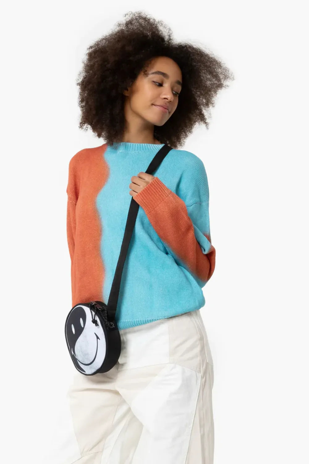 Eastpak-Ada Single Smiley YY Placed-Bel Çantası-2-Milagron.com