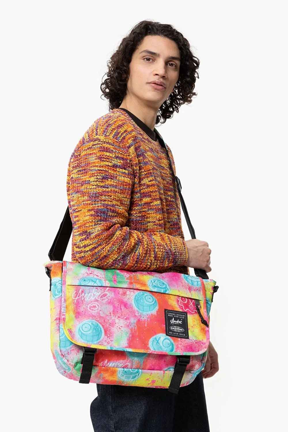 Eastpak-Andre x Eastpak Delegate + Fluo Clouds-Omuz Çantası-5-Milagron.com
