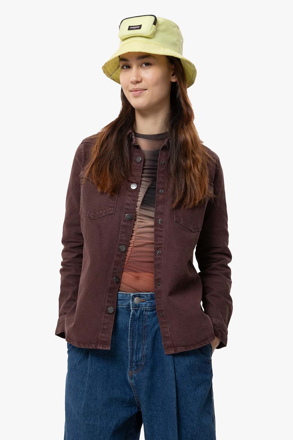 Eastpak-Bukhat Endive Green-Bucket Hat-3-Milagron.com