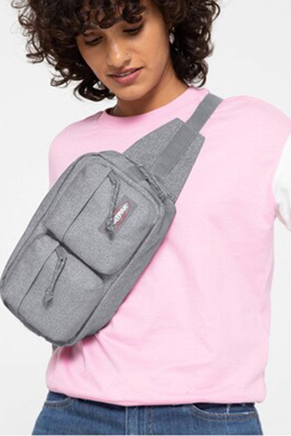 Eastpak-Bumbag Double Sunday Grey Bel Çantası-Bel Çantası-2-Milagron.com