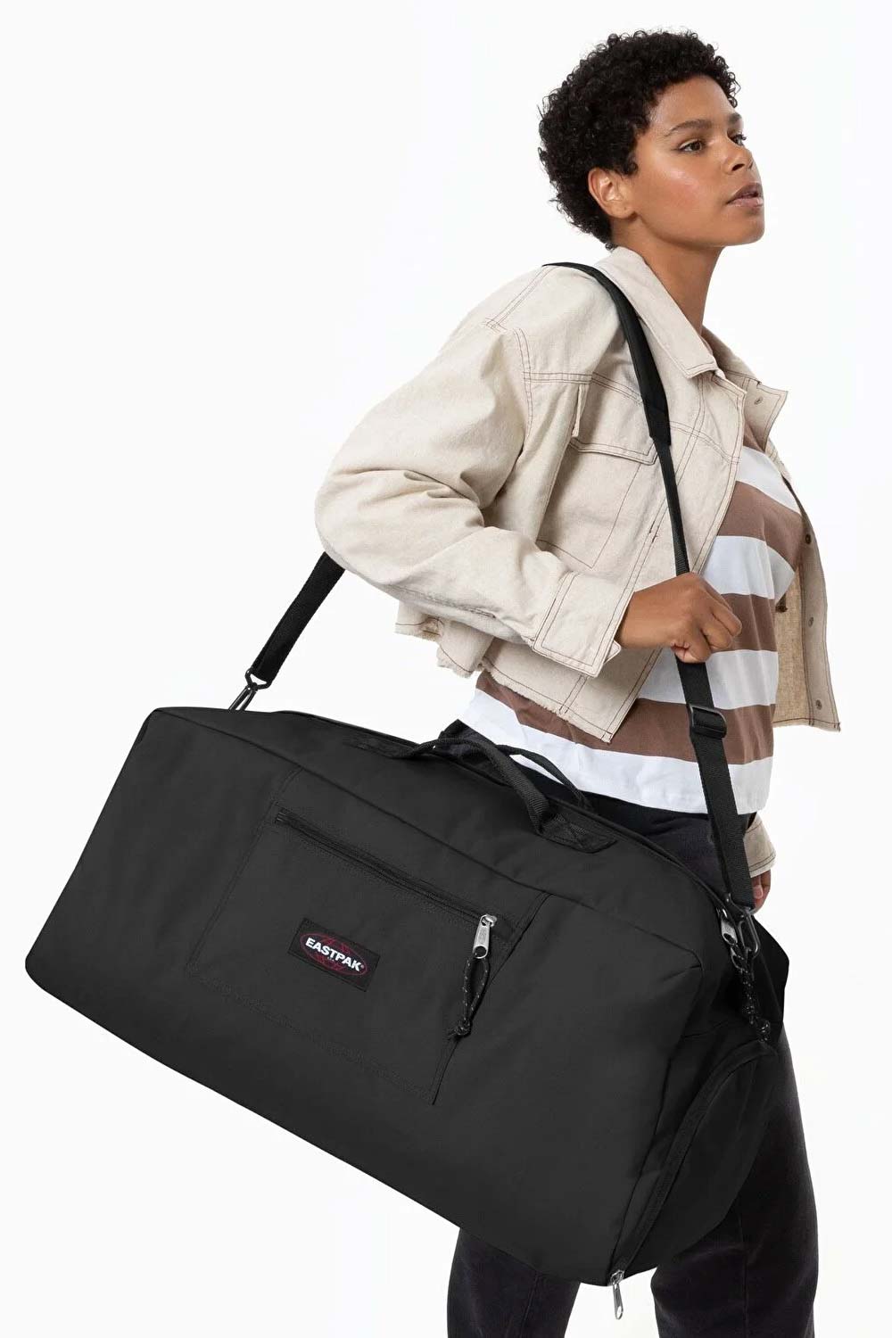 Eastpak-Duffl'r L Black-El Çantası-4-Milagron.com