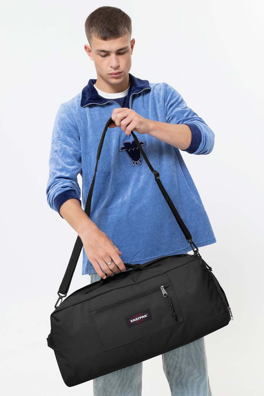 Eastpak-Duffl'r M Black-Bavul & Seyahat Çantası-7-Milagron.com