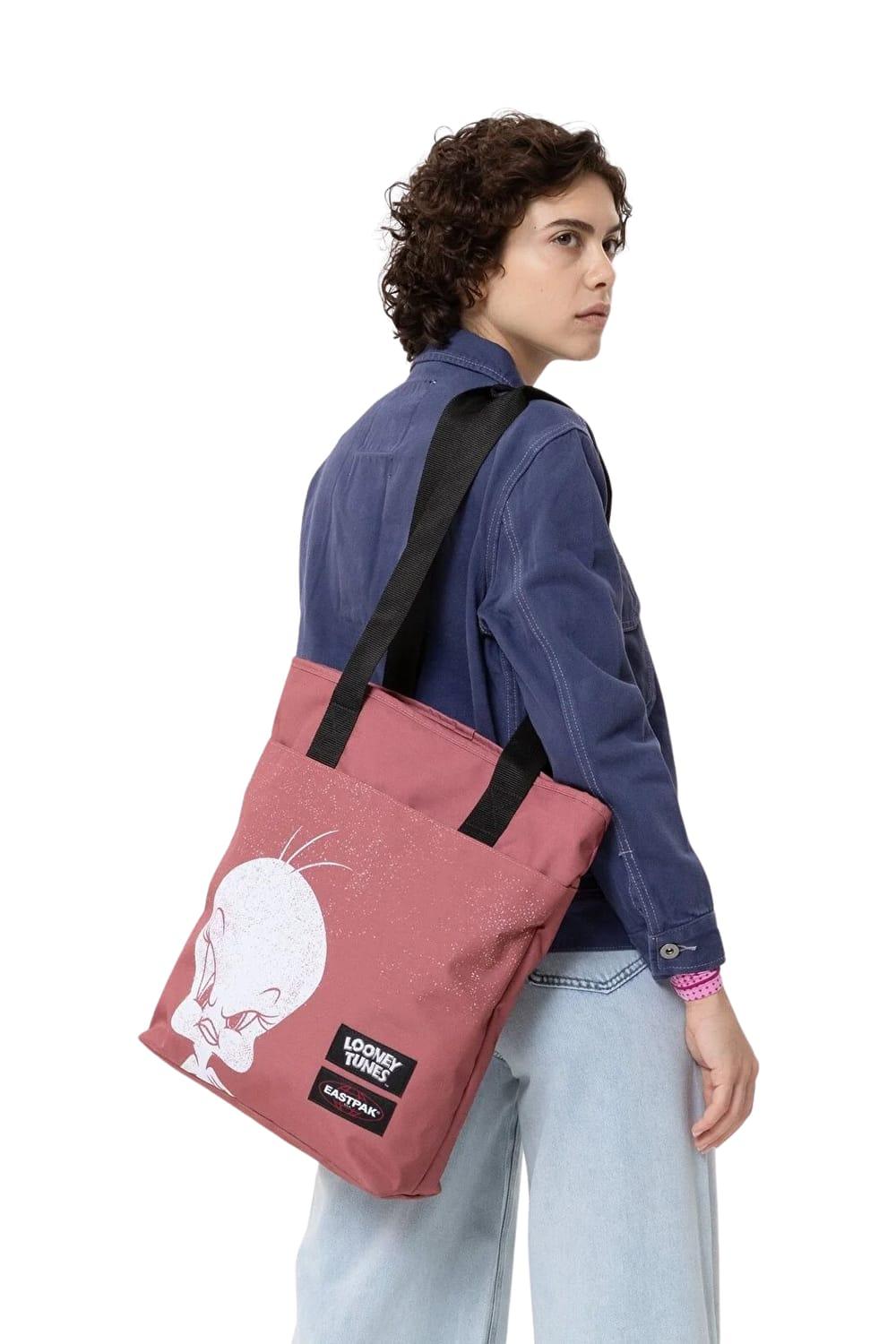 Eastpak-Eastpak x Looney Tunes Shopp'r Tote Tweety-Bez Çanta-2-Milagron.com