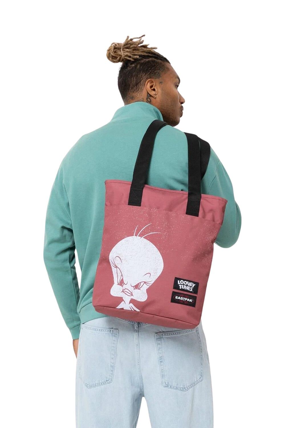 Eastpak-Eastpak x Looney Tunes Shopp'r Tote Tweety-Bez Çanta-4-Milagron.com