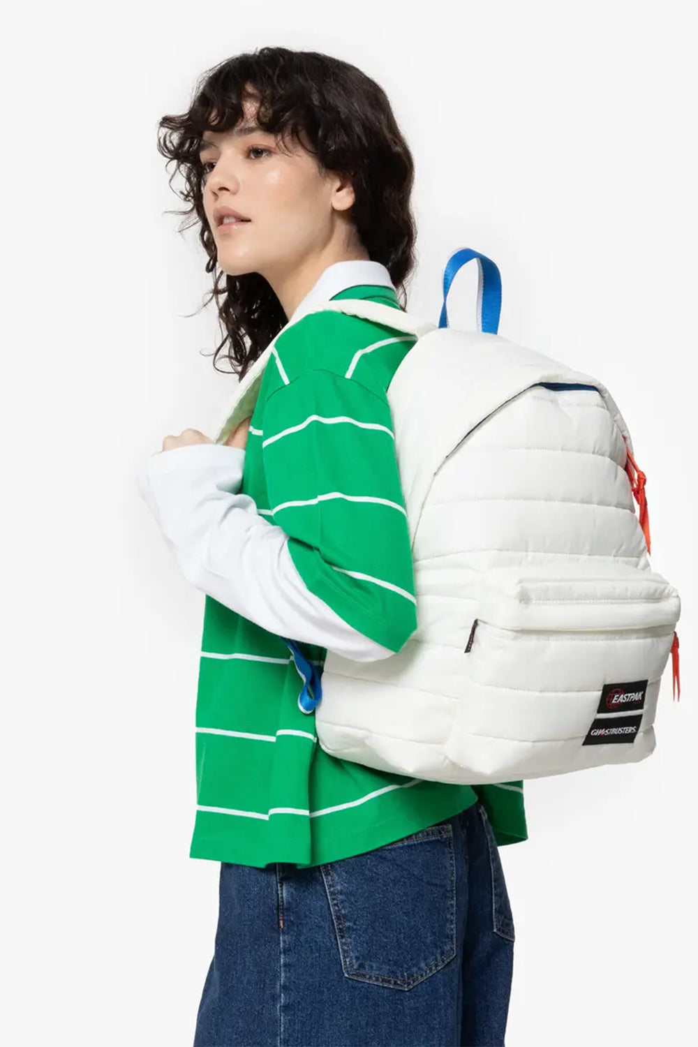Eastpak-Ghostbusters Day Pak'r Beyaz Sırt Çantası-Sırt Çantası-4-Milagron.com
