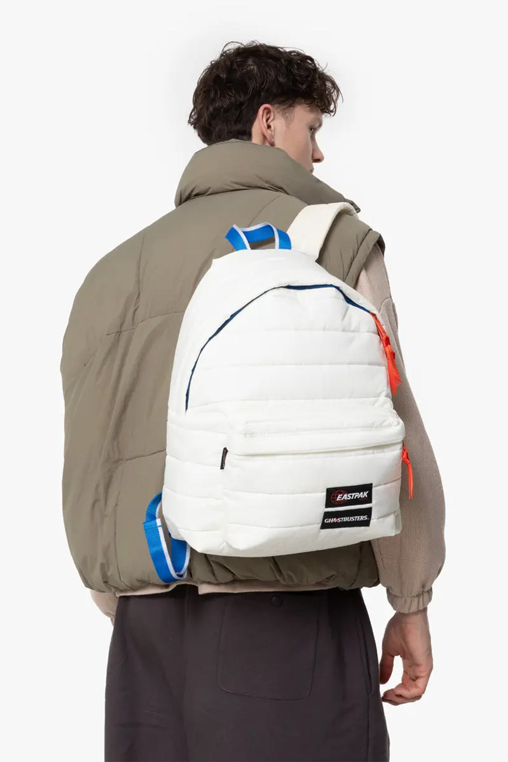 Eastpak-Ghostbusters Day Pak'r Beyaz Sırt Çantası-Sırt Çantası-6-Milagron.com