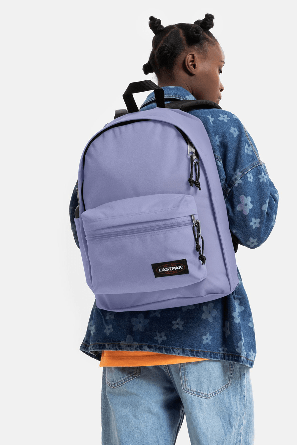 Eastpak-Office Zippl'r Heather Lilac-Sırt Çantası-2-Milagron.com