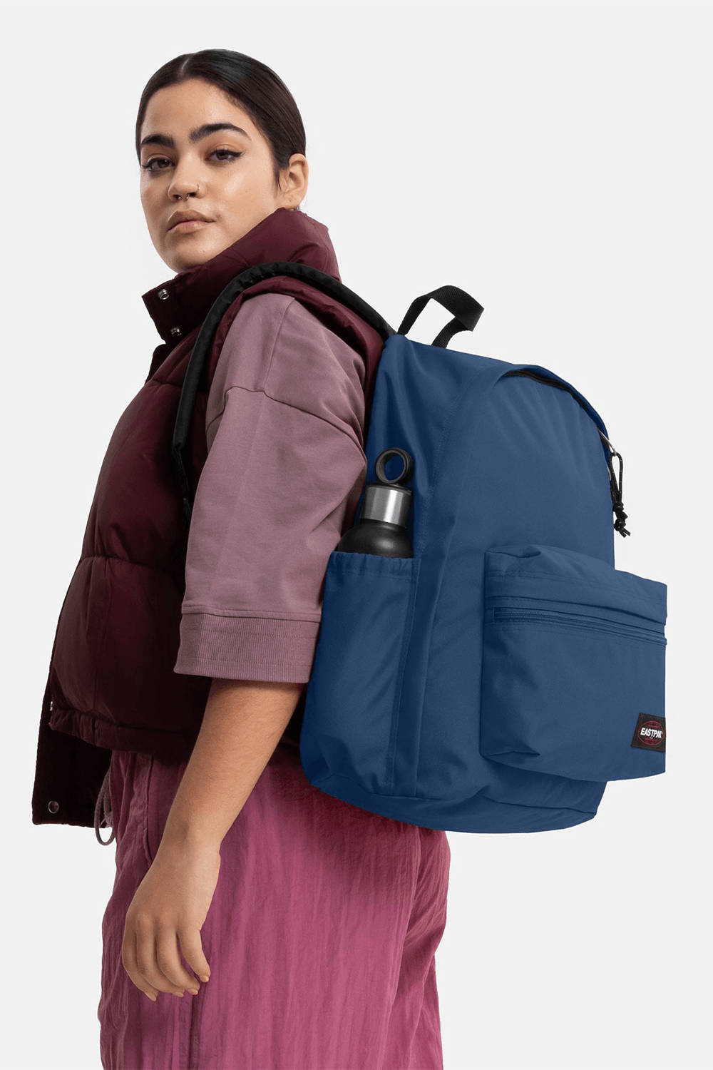 Eastpak-Office Zippl'r Peony Navy-Sırt Çantası-2-Milagron.com