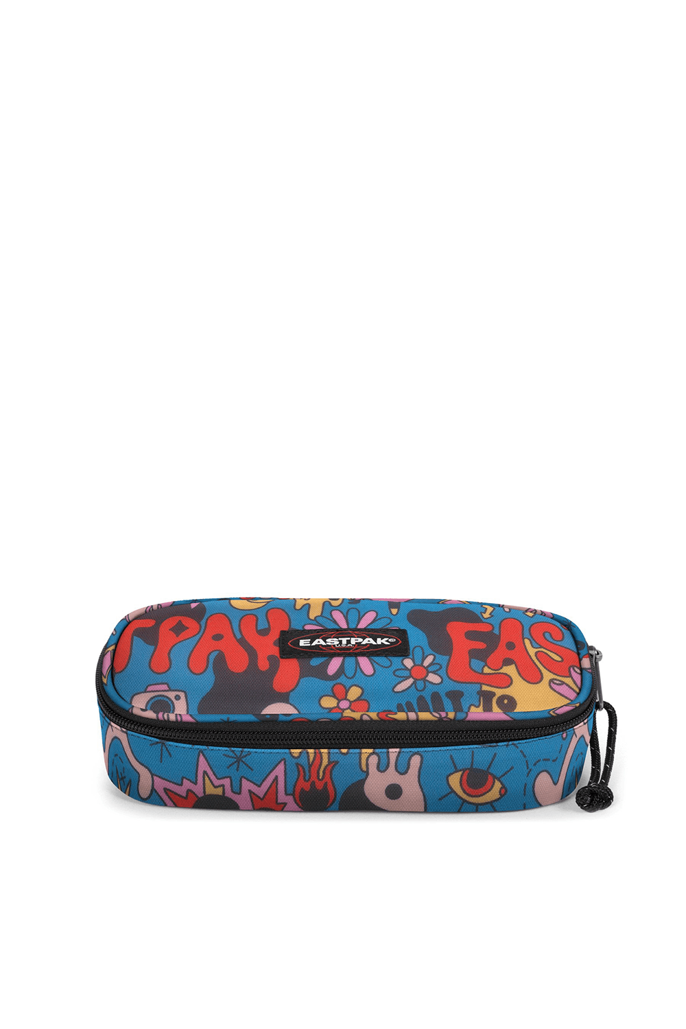 Eastpak-Oval Single Doodle Blue-Case-1-Milagron.com