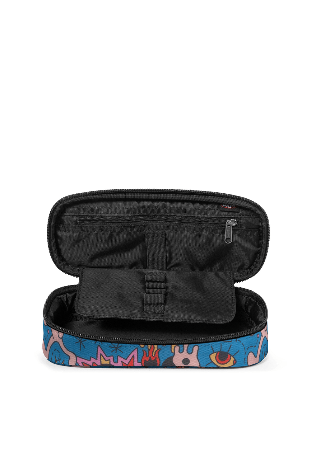 Eastpak-Oval Single Doodle Blue-Case-2-Milagron.com