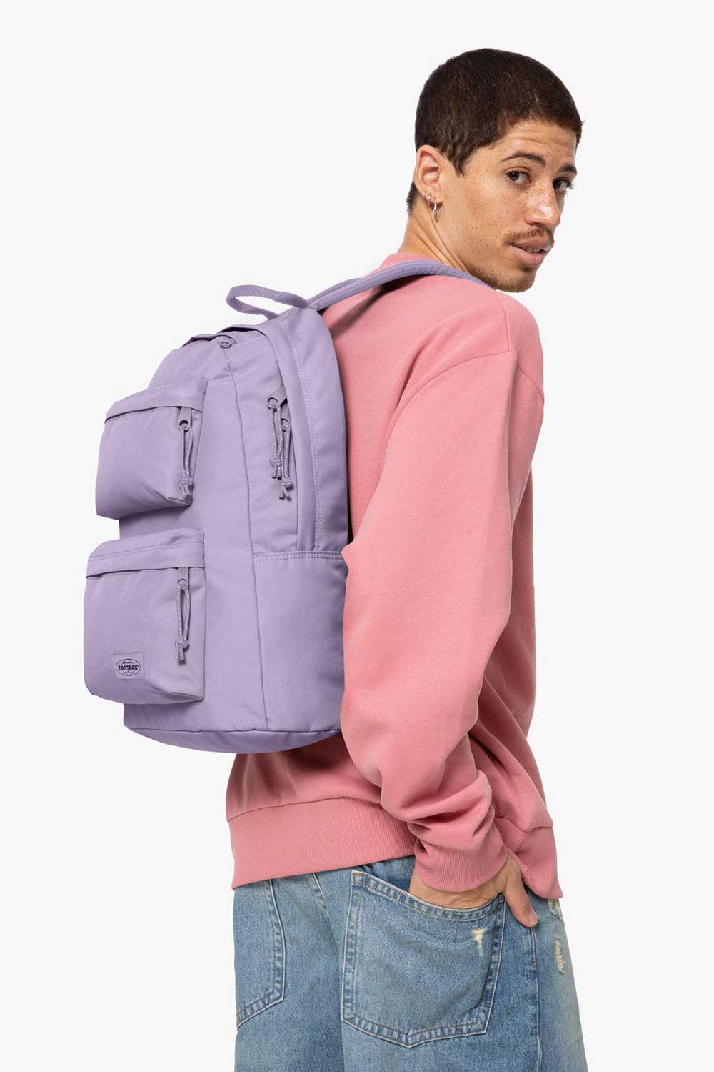 Eastpak-Padded Double Orchid Lilac-Sırt Çantası-6-Milagron.com