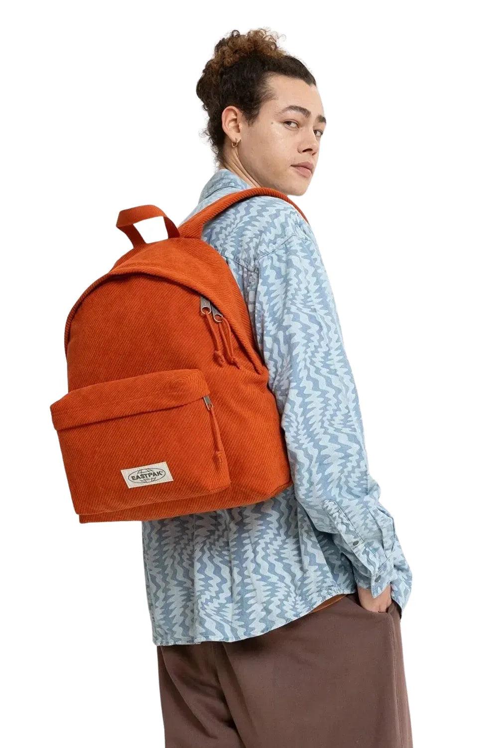 Eastpak-Padded Pak'r Cords Angled Rust-Sırt Çantası-5-Milagron.com