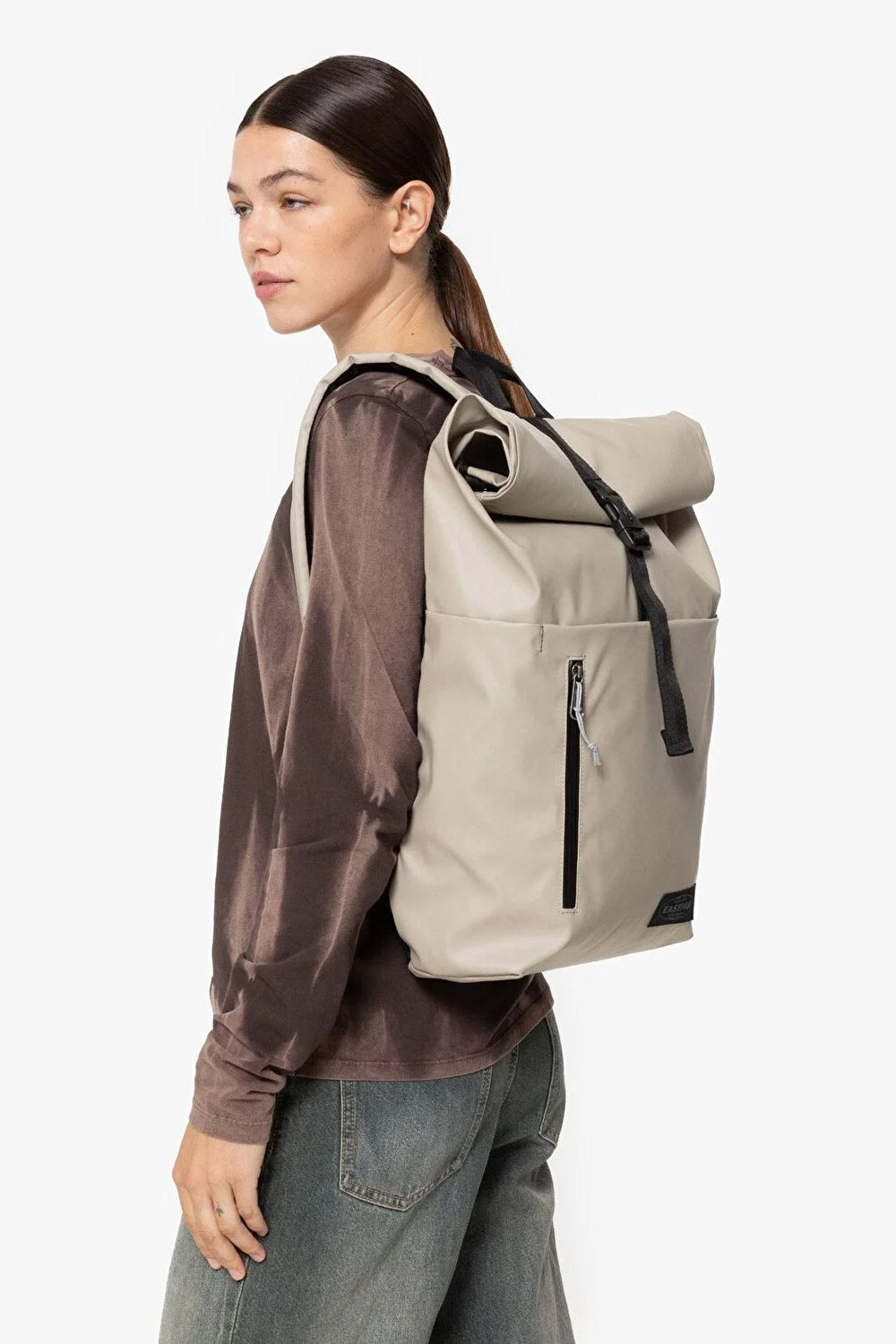 Eastpak-Up Roll Tarp Beige-Sırt Çantası-6-Milagron.com