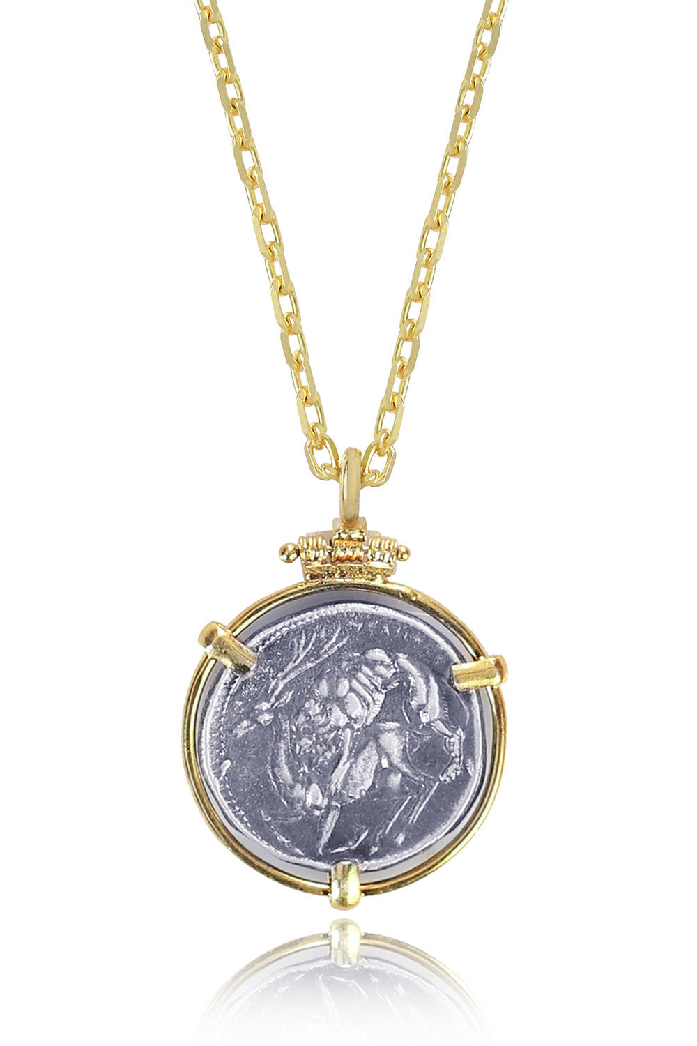 Ece London-Luciana Antik Para Kolye-Kolye-2-Milagron.com