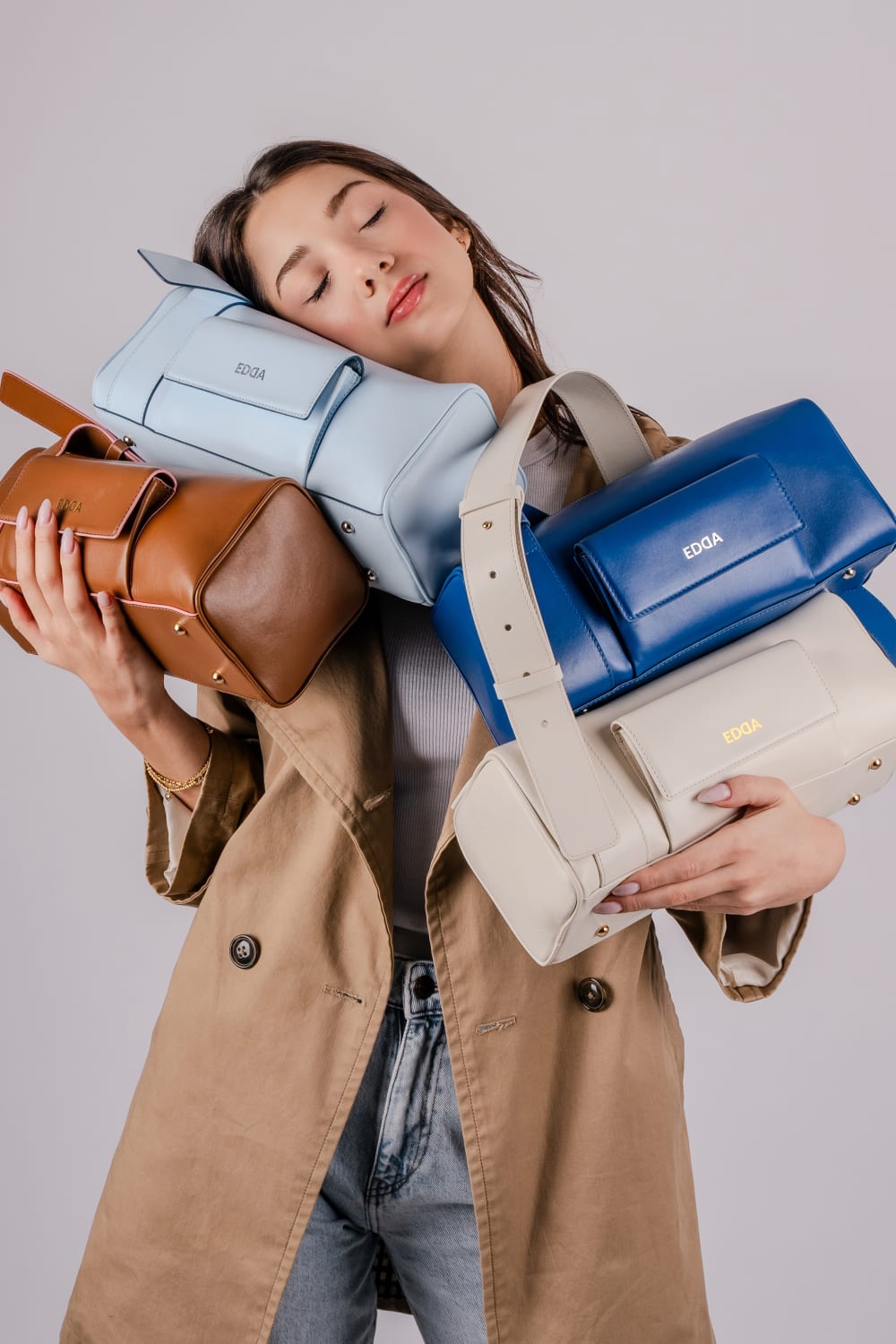 Edda Studio-Creme De La Creme-Omuz Çantası-7-Milagron.com