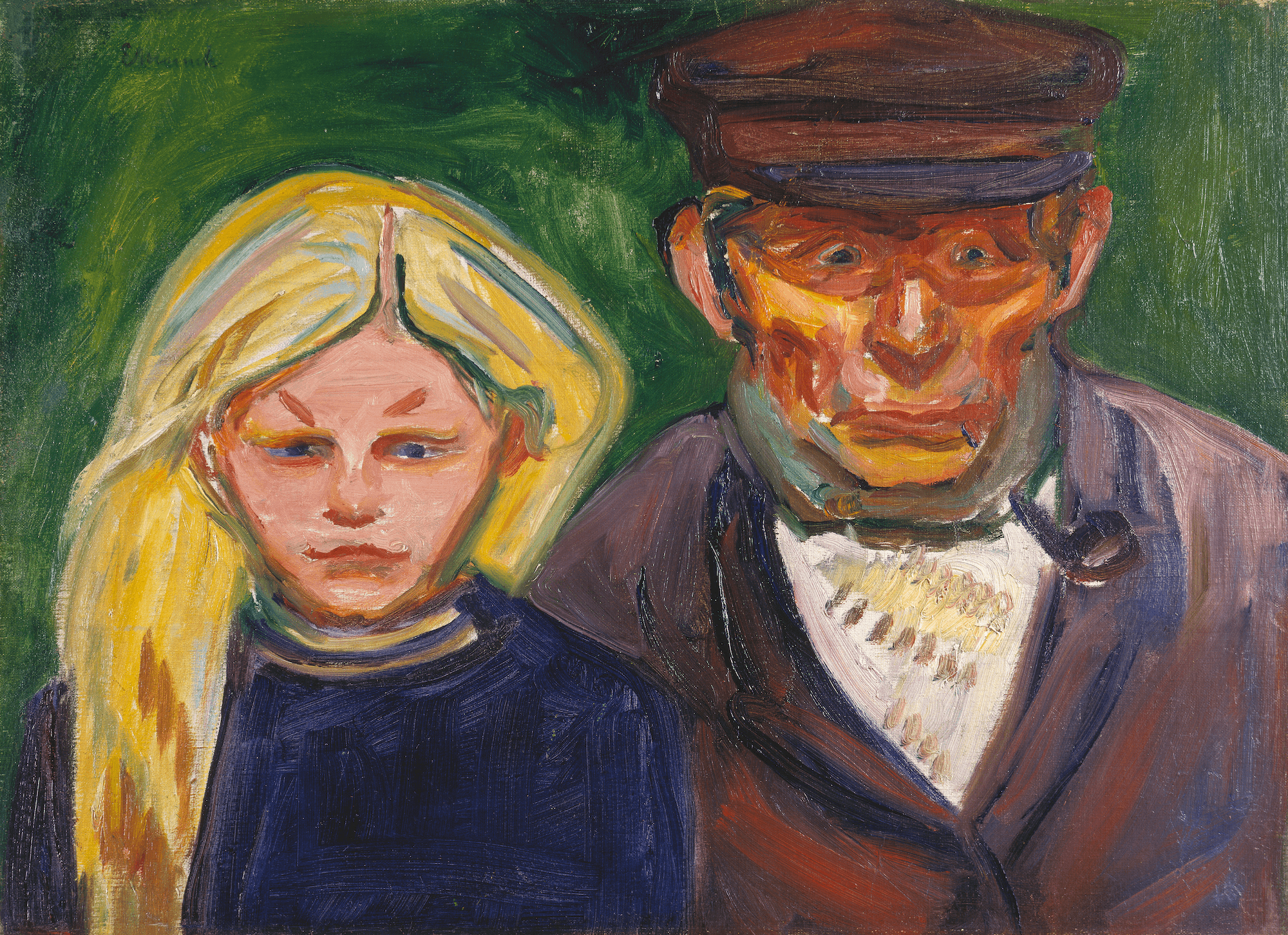 Edvard Munch - Yaşlı Balıkçı Ve Kızı